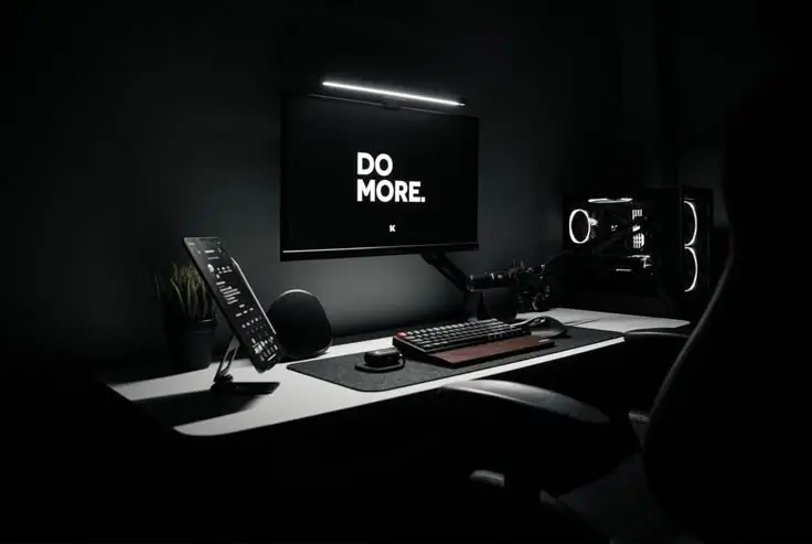 dark room with laptop digital marketing freelancer in coimbatore