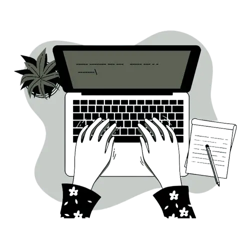 hands are working very seriously digital marketing freelancer in coimbatore